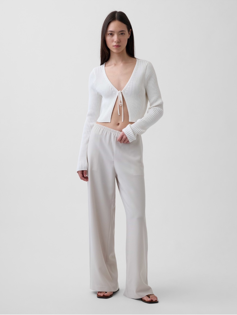 gap easy wide leg pants